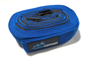 Tow Strap - Motorcycle Ultralight Flat Strap Recovery Tow "Kit"