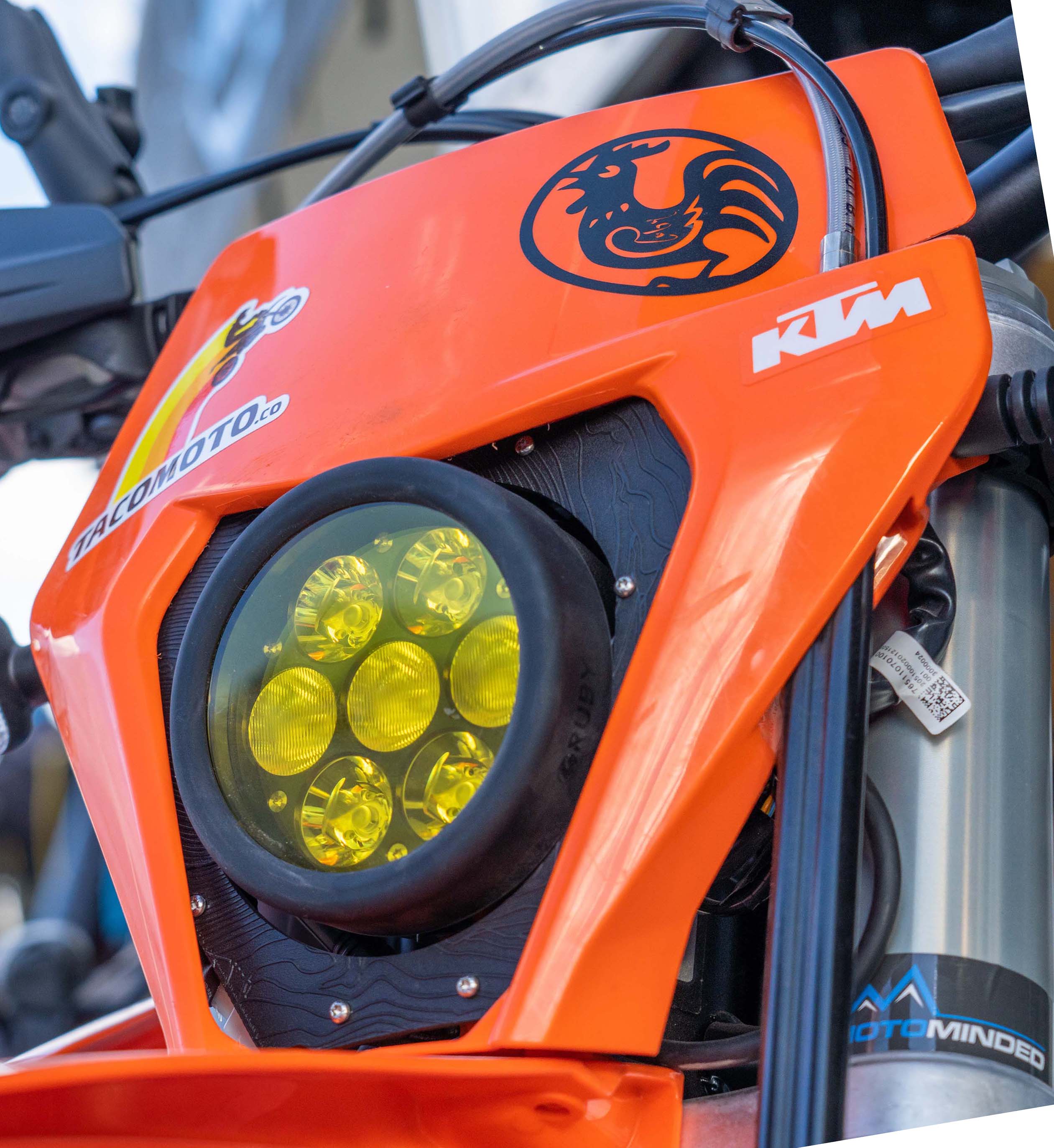 Ruby Moto Amber Hyper-Vis Covers