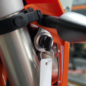 KTM EXC-F Key Switch Relocating Bracket for 2017-2024 — Black