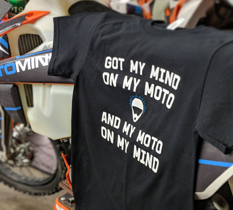 T-shirt - Mind on Moto - Black